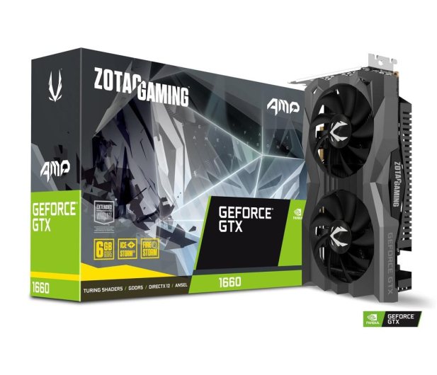 ZOTAC GeForce GAMING GTX 1660 AMP 6GB GDDR5 192BIT HDMI/3DP - 1463348 - zdjęcie